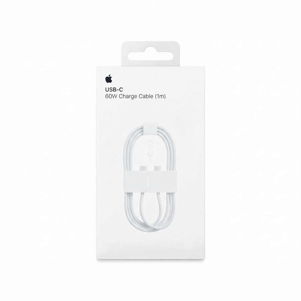 کابل شارژ اپل USB-C توان ۶۰ وات طول ۱ متر