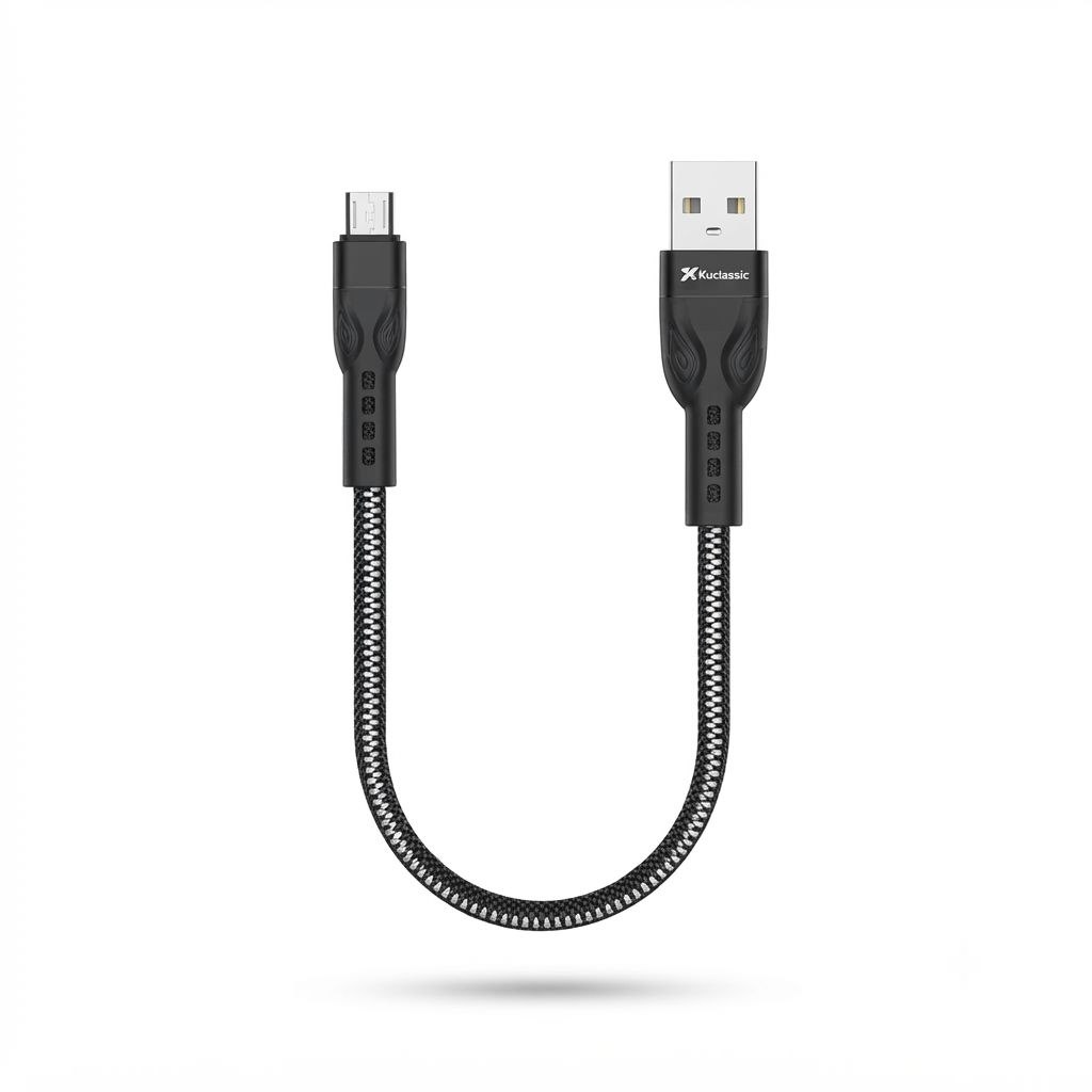 کابل میکرو USB زیپی Kuckleasic